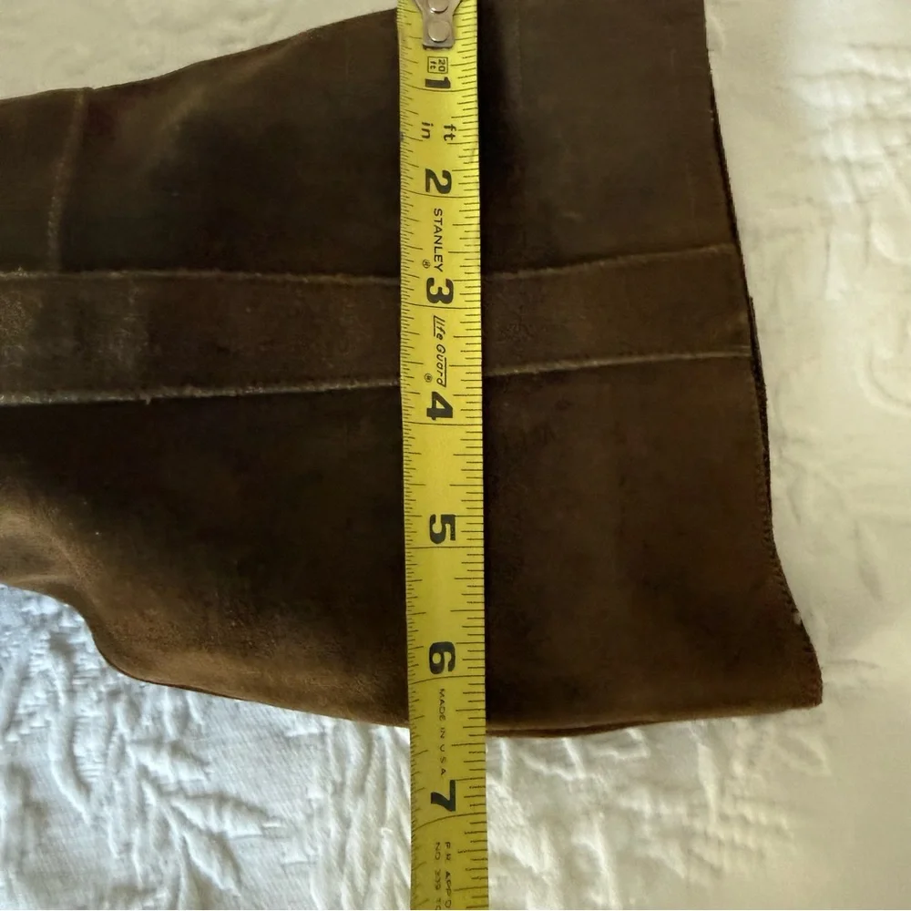 Marni Brown Suede with Lug Sole Boots. Size 5